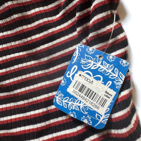 Intimately Free People Show Me Black Ribbed Striped Tube Top in Black Combo - Picture 5 of 7